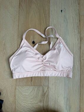 Gymshark Pale Pink Cross Back Sports Bra